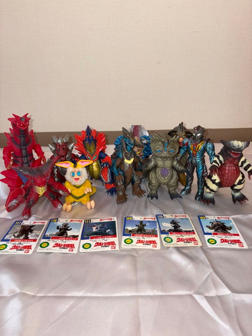 ウルトラマンダイナ 怪獣ソフビセット 一部タグあり