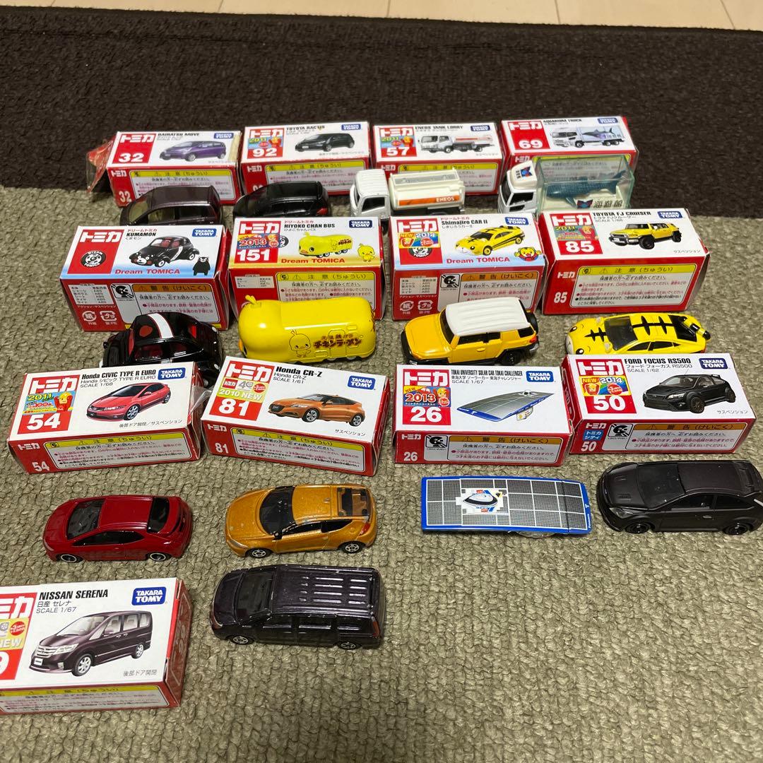 値下げ】トミカ まとめ売り 箱付き13個＋箱ナシ25個はおまけ - メルカリ