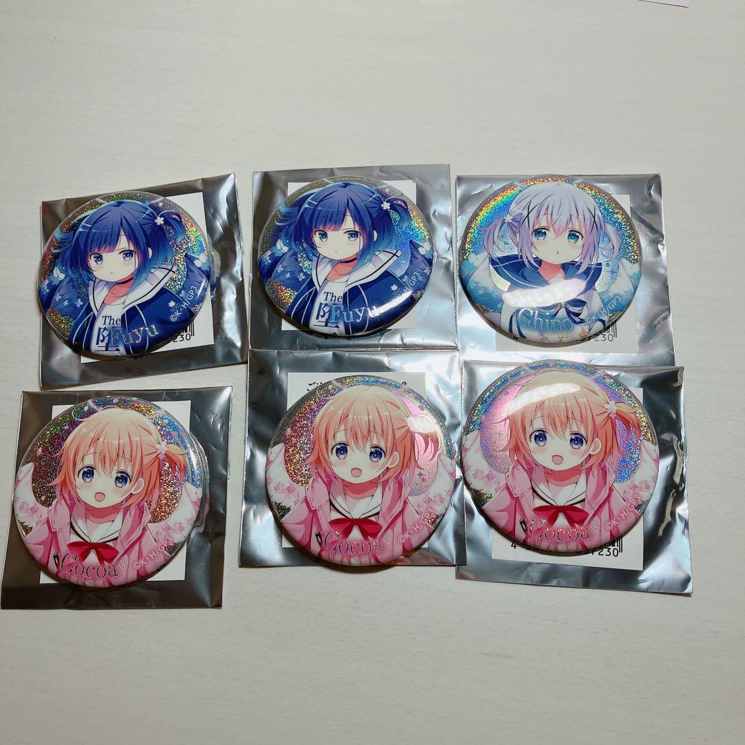 ごちうさ TAKE OUT BLUE BIRD 缶バッジ