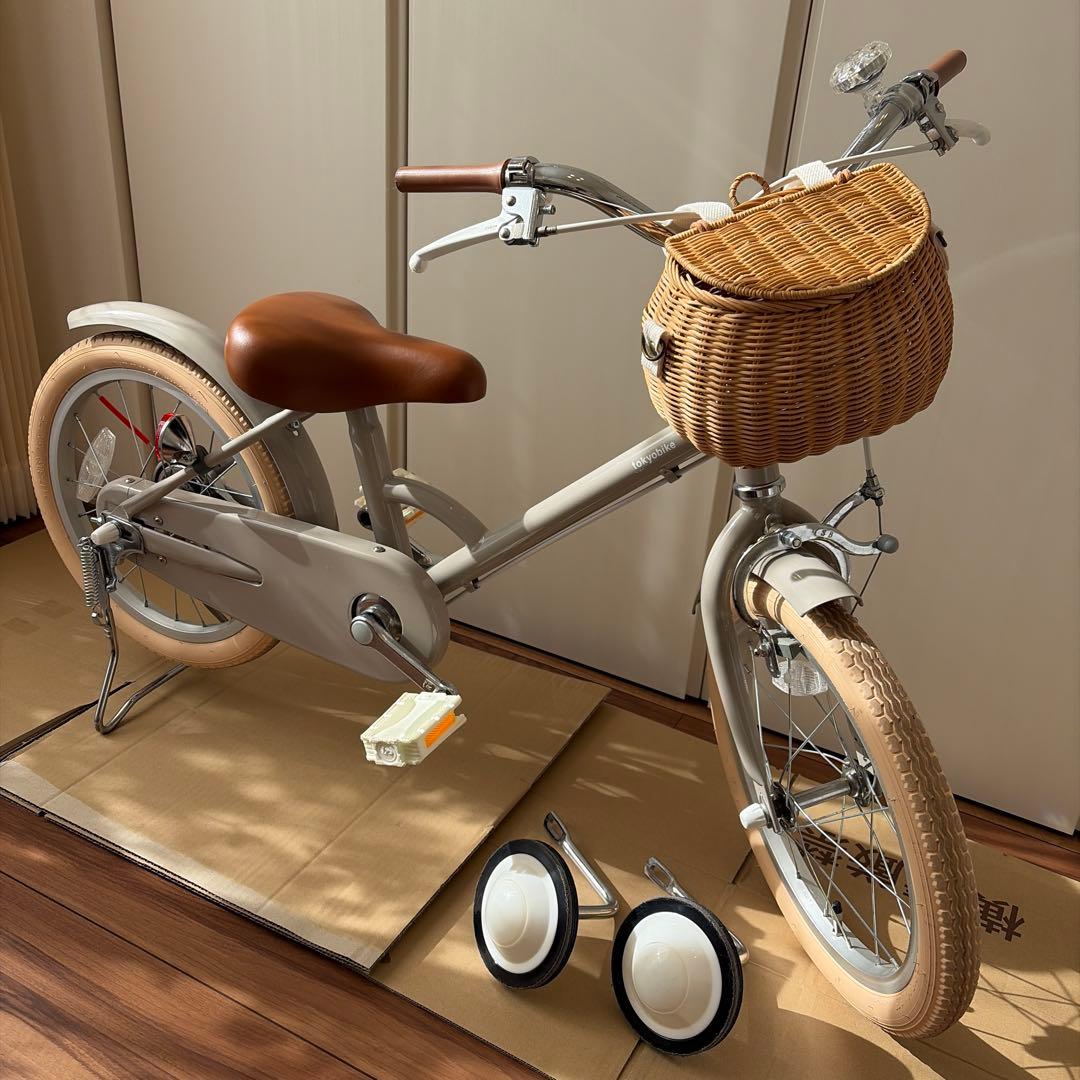 リトルトーキョーバイク サンドベージュ　16インチ　送料込みたのメル便