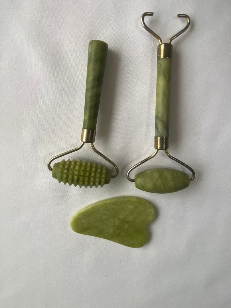 翡翠 ジャダーローラー グアシャセット