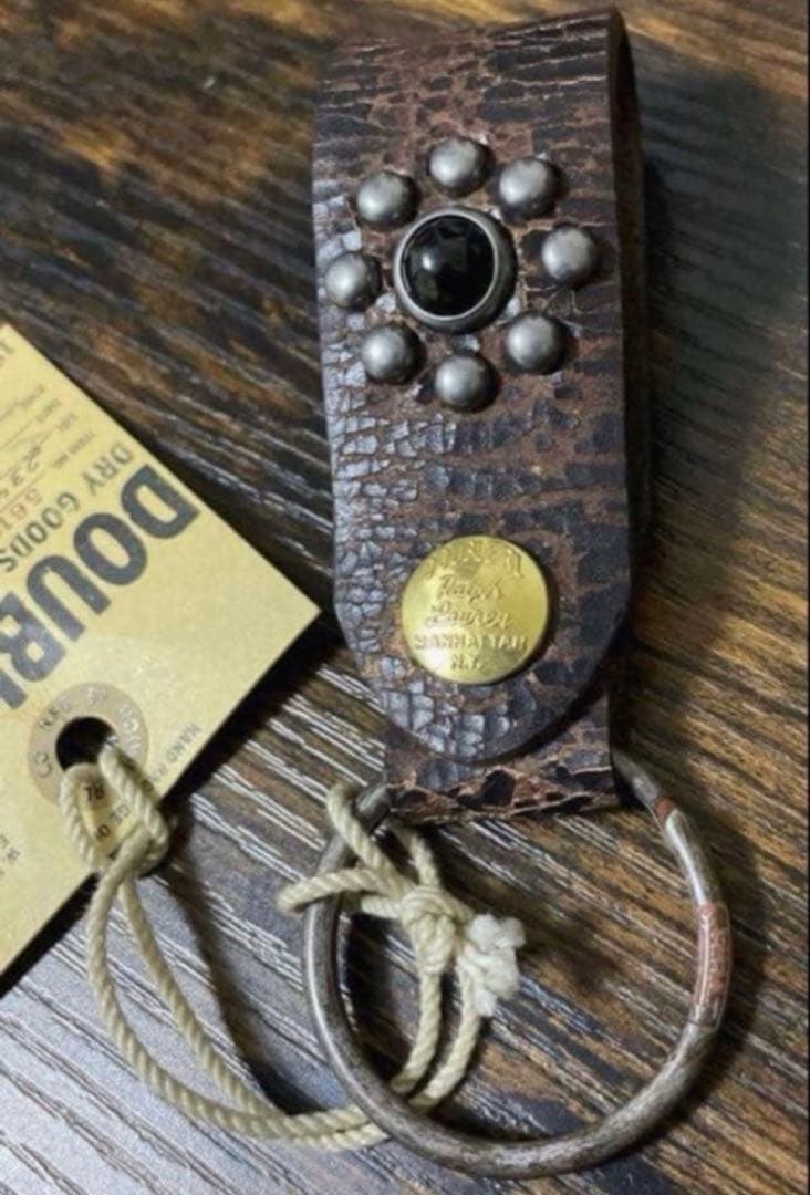 ☆RRL☆新品未使用☆スタッズキーホルダーリング☆廃盤☆ラルフrrl