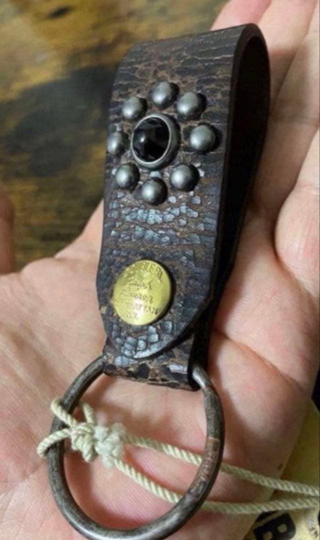 ☆RRL☆新品未使用☆スタッズキーホルダーリング☆廃盤☆ラルフrrl