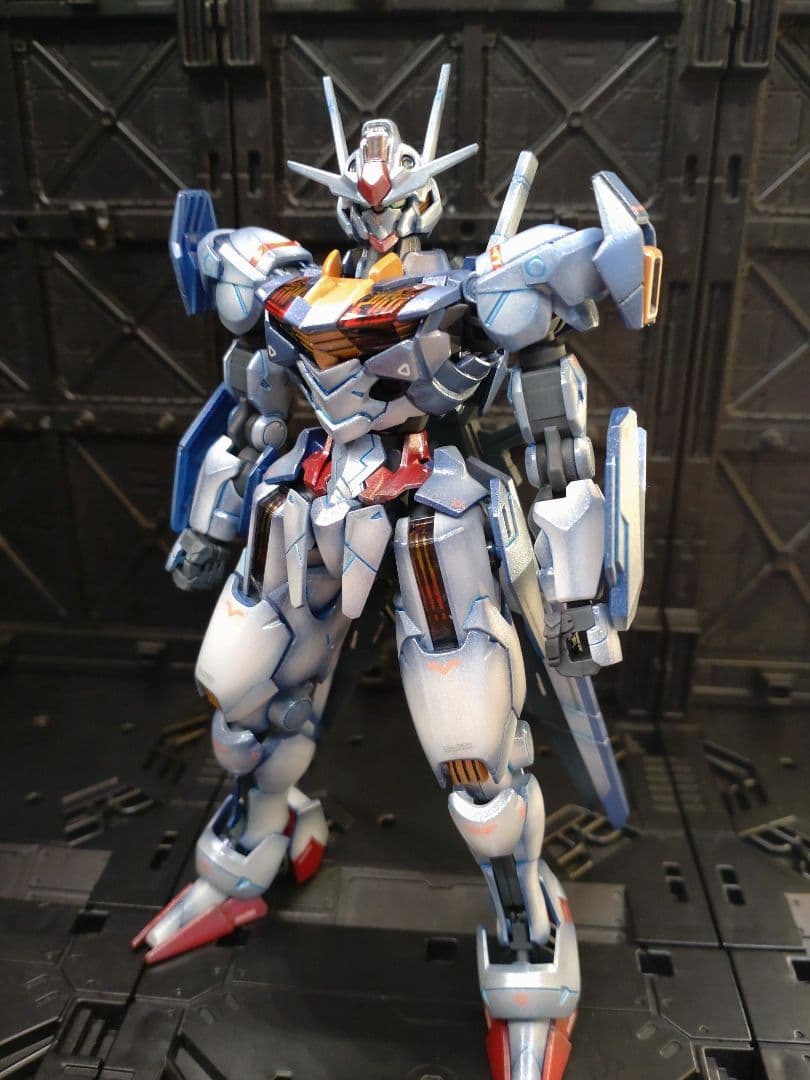 ラパン　HGガンダムエアリアル　バックパック付き　全塗装品
