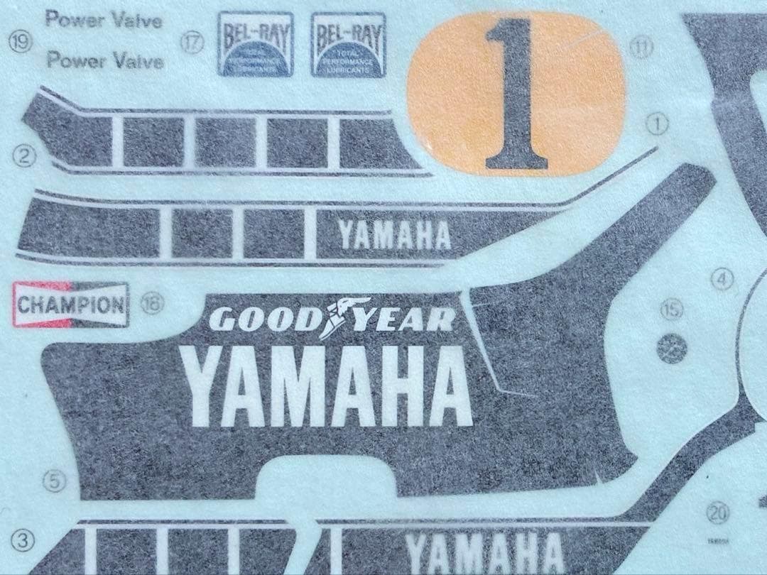 限定品 タミヤ 1/12 ヤマハYZR500 w/カルトグラフデカール - メルカリ