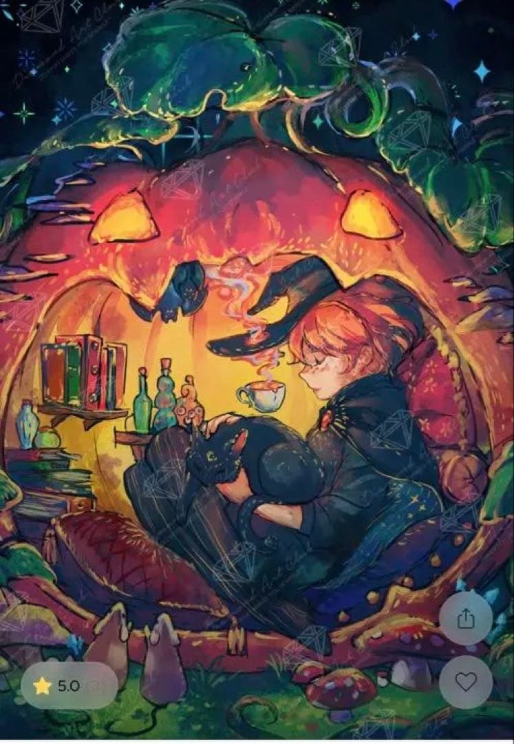 ダイヤモンドアートクラブ　Pumpkin Nook Pumpkin Picking – Diamond Art Club