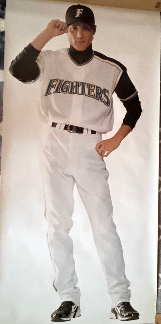 超レア非売品！初期！北海道日本ハムファイターズ現監督新庄剛志監督等身大ポスター