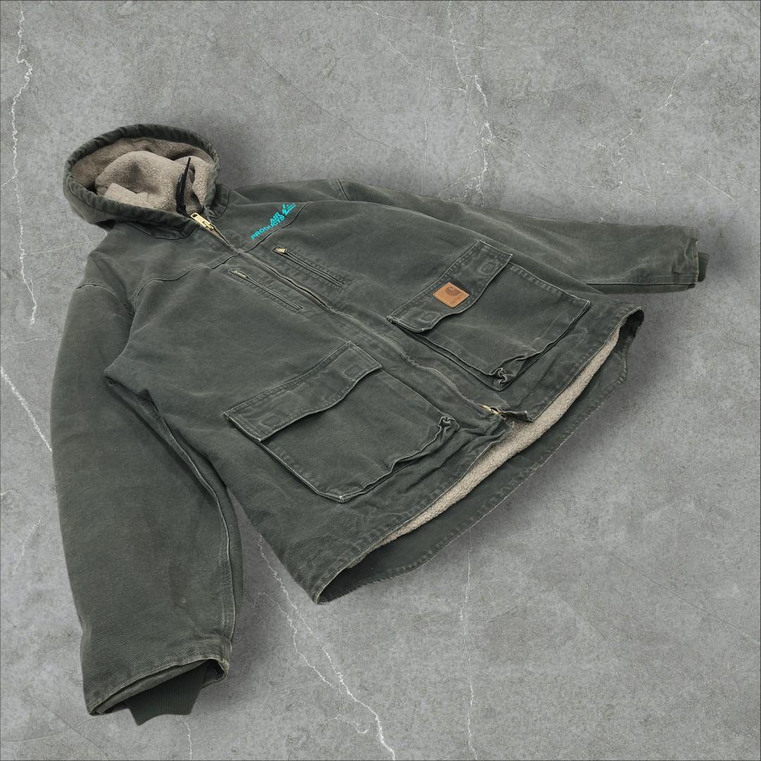 USA製 カーハート サンドストーン ジャクソンコート L モスグリーン