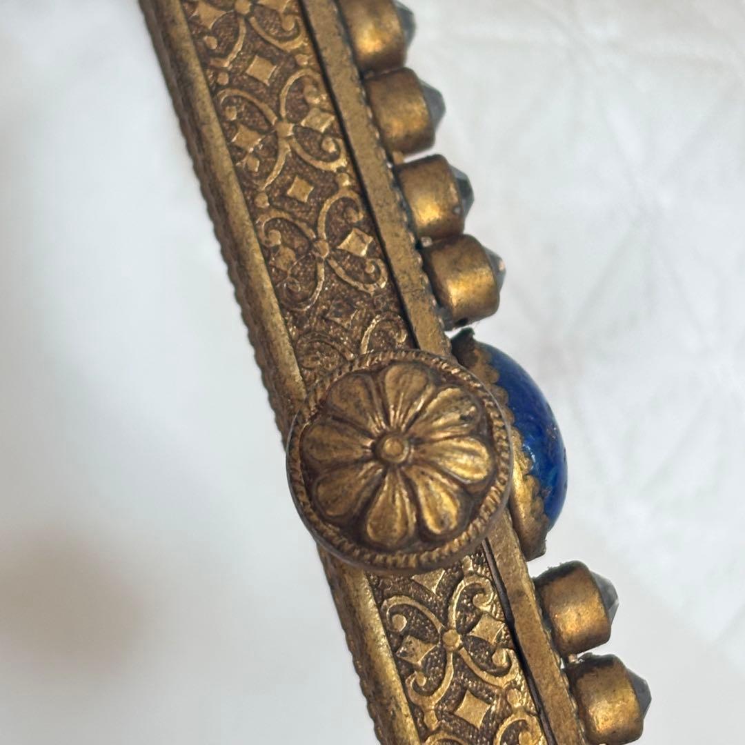 希少・フランス製】アンティーク 口金金具 プチポアン サンプルタグ付