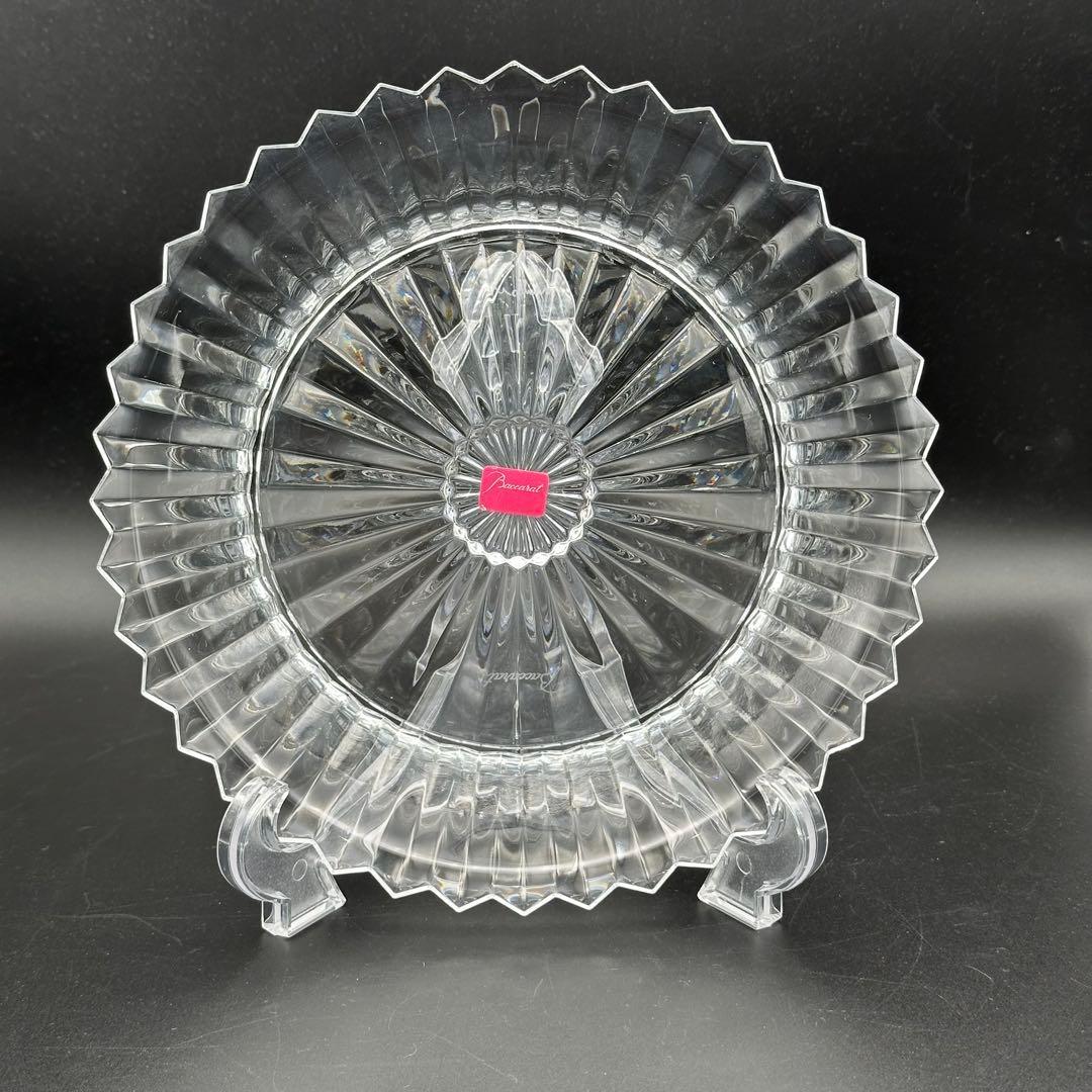 Baccarat バカラ ミルニュイプレート19.5cm Baccarat バカラ ミルニュイサラダプレート 19.5cm 名入れ彫刻代込み