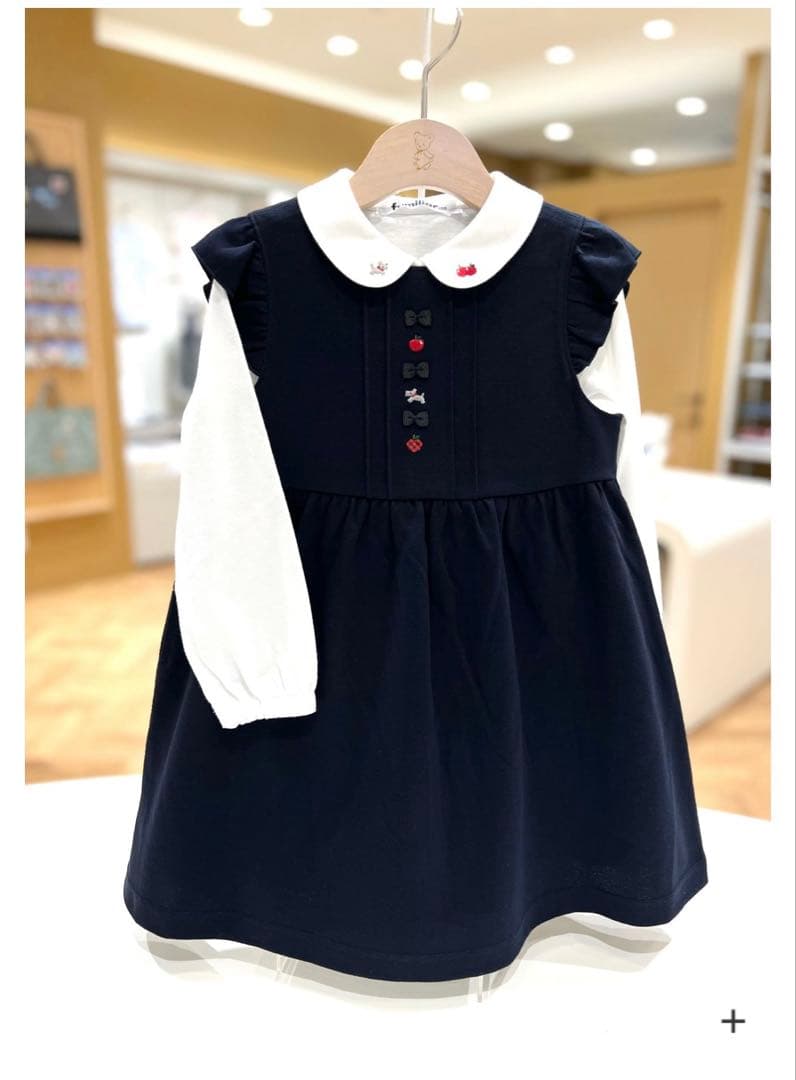 【美品】現行品 familiar ジャンパースカート ブラウス セット 80 ジャンパースカート | ファミリア公式サイト