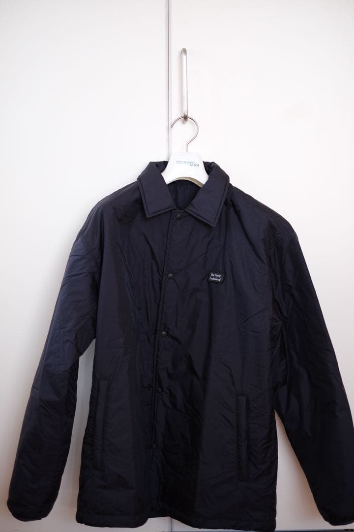 開封済 ENNOY PADDED NYLON COACH JACKET ネイビー - メルカリ