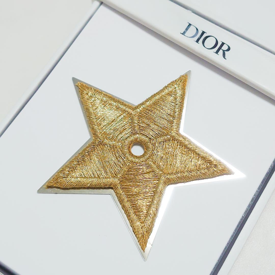 未使用 DIOR ディオール ノベルティ 星型 ピンブローチ ピンバッジ