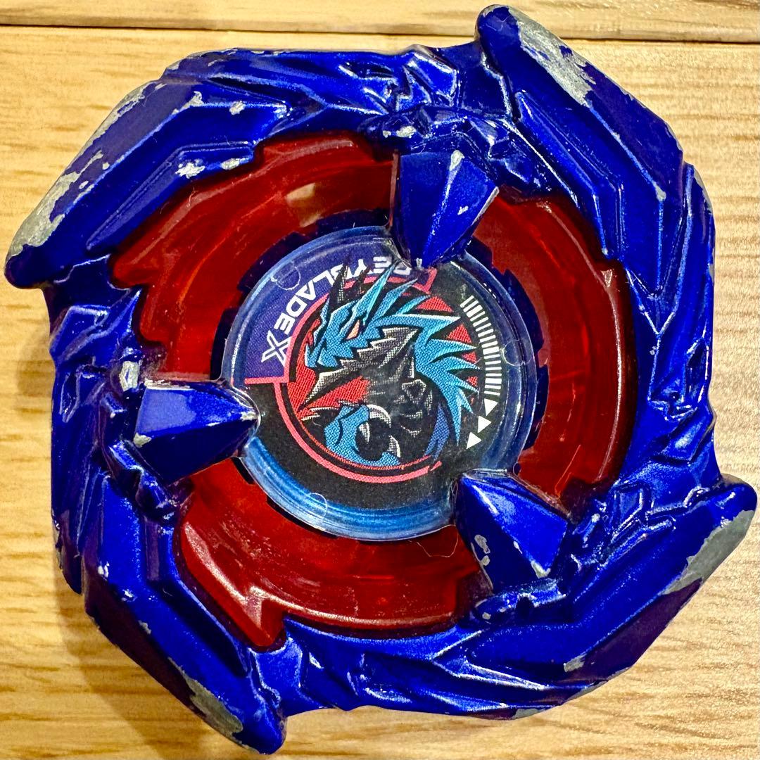 【匿名配送】ベイブレードX　原色　コバルトドレイク　メタルコート；ブルー BEYBLADE X ベイブレードX 【単品】コバルトドレイク9-60R(メタル