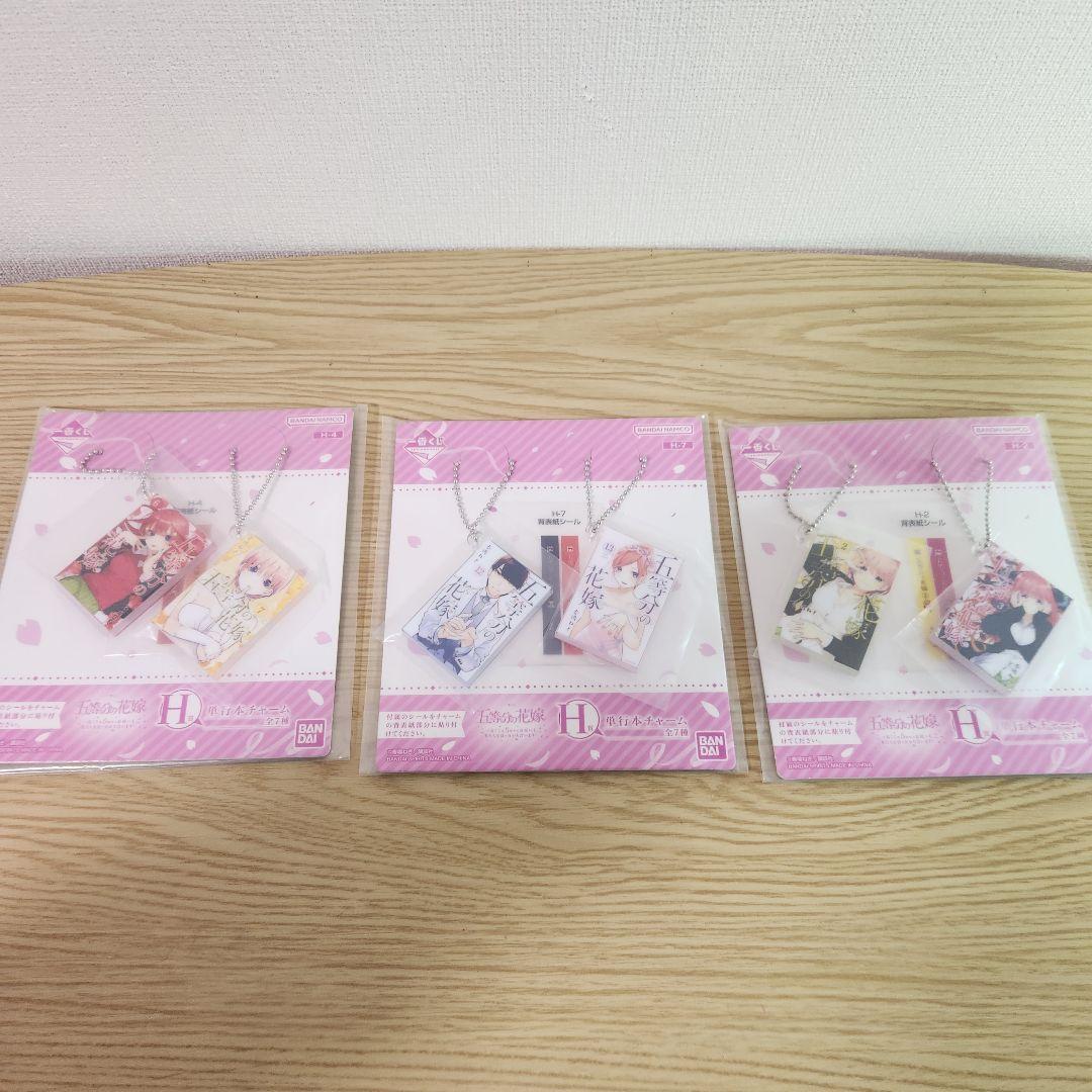 一番くじ 五等分の花嫁 ラストワン賞 クリア色紙セット 5枚入&おまけ