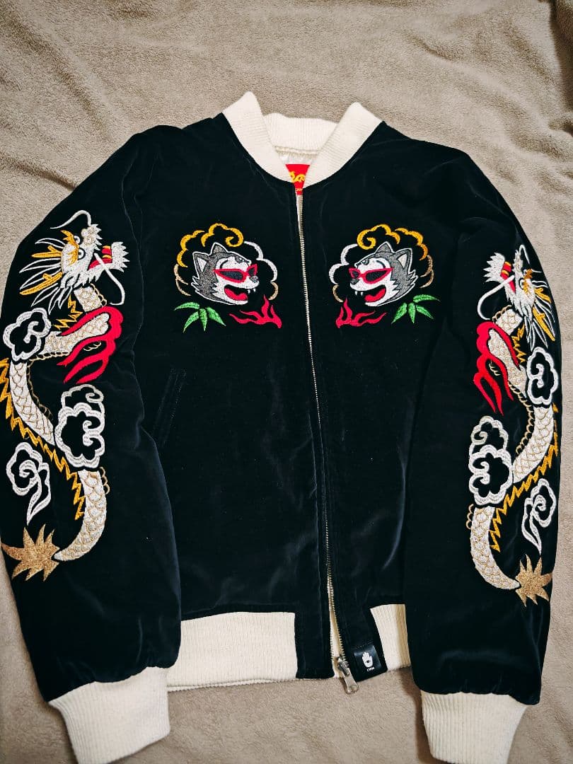 CREAM SODA 日本限定 スカジャン 2面用 別珍 サテン unisex - メルカリ