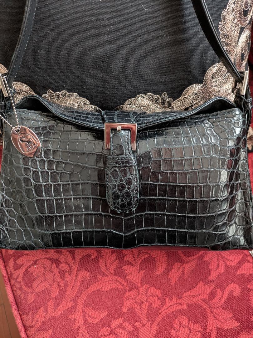 ヌヌ　JRA クロコダイル　バッグ