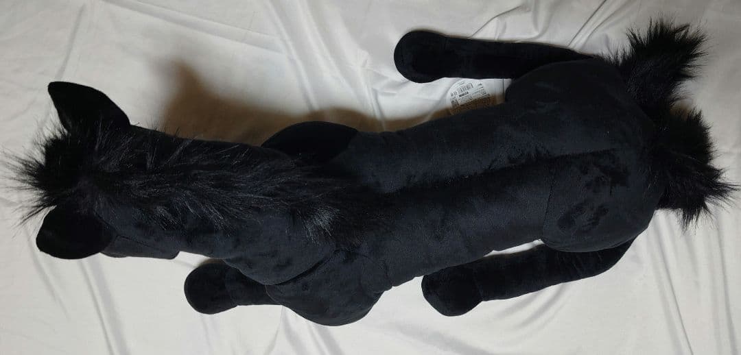 くたっとGIGAサラブレッド 黒い馬 ぬいぐるみ プライズ - メルカリ