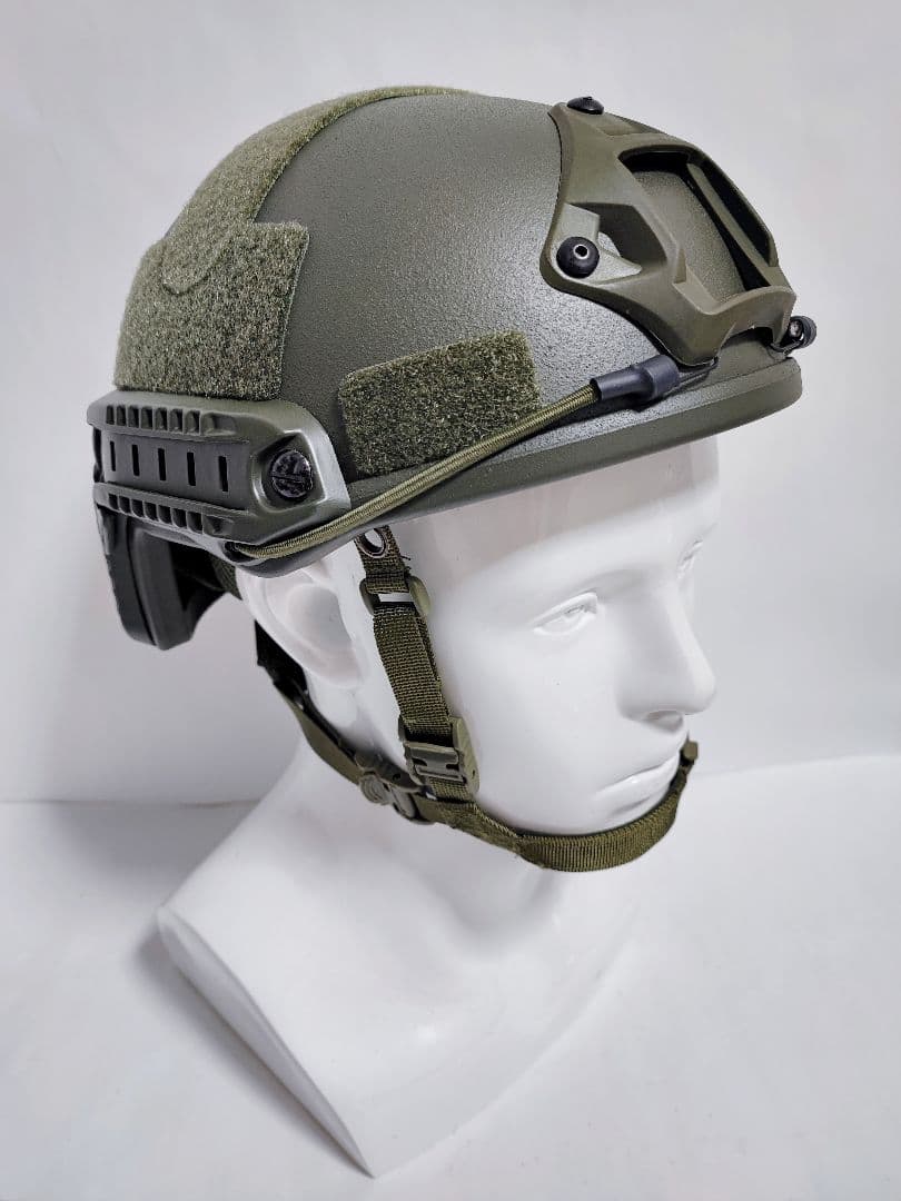 NIJ IIIA レベル3A Fast型 防弾ヘルメット OD 新品未使用