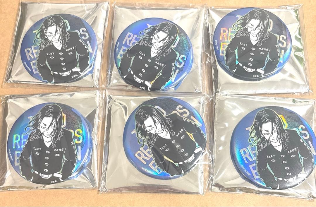 東京リベンジャーズ　台湾　高雄　台北展　水玉光缶バッジ　場地圭介 東京リベンジャーズ 台湾 高雄展 缶バッジ 松野千冬｜Yahoo!フリマ（旧