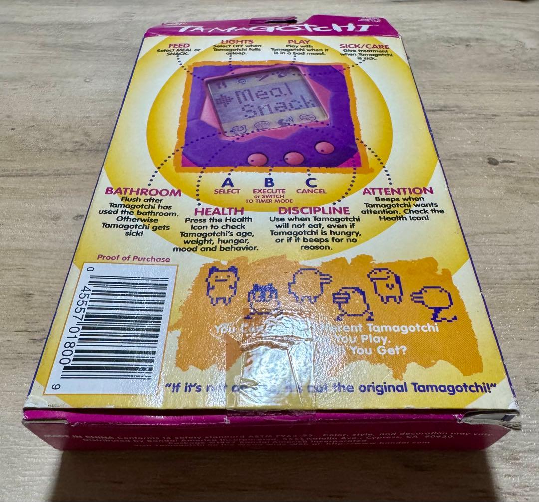 初代たまごっち イエロートラ柄 虎模様 未開封 レトロ バンダイ 海外版