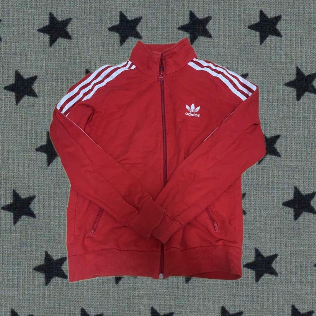 archive adidas トラックジャケット 赤 y2k ウィッシュコア - メルカリ