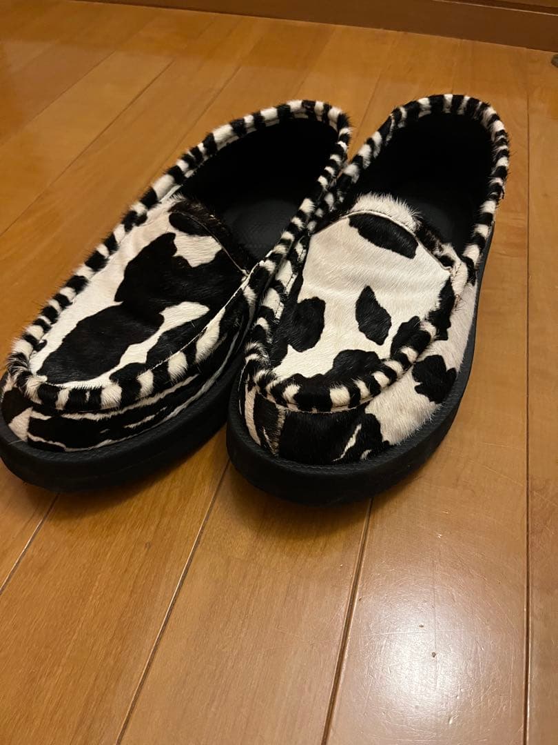 スイコック ローファー カウ 牛柄 ハラコ - メルカリ