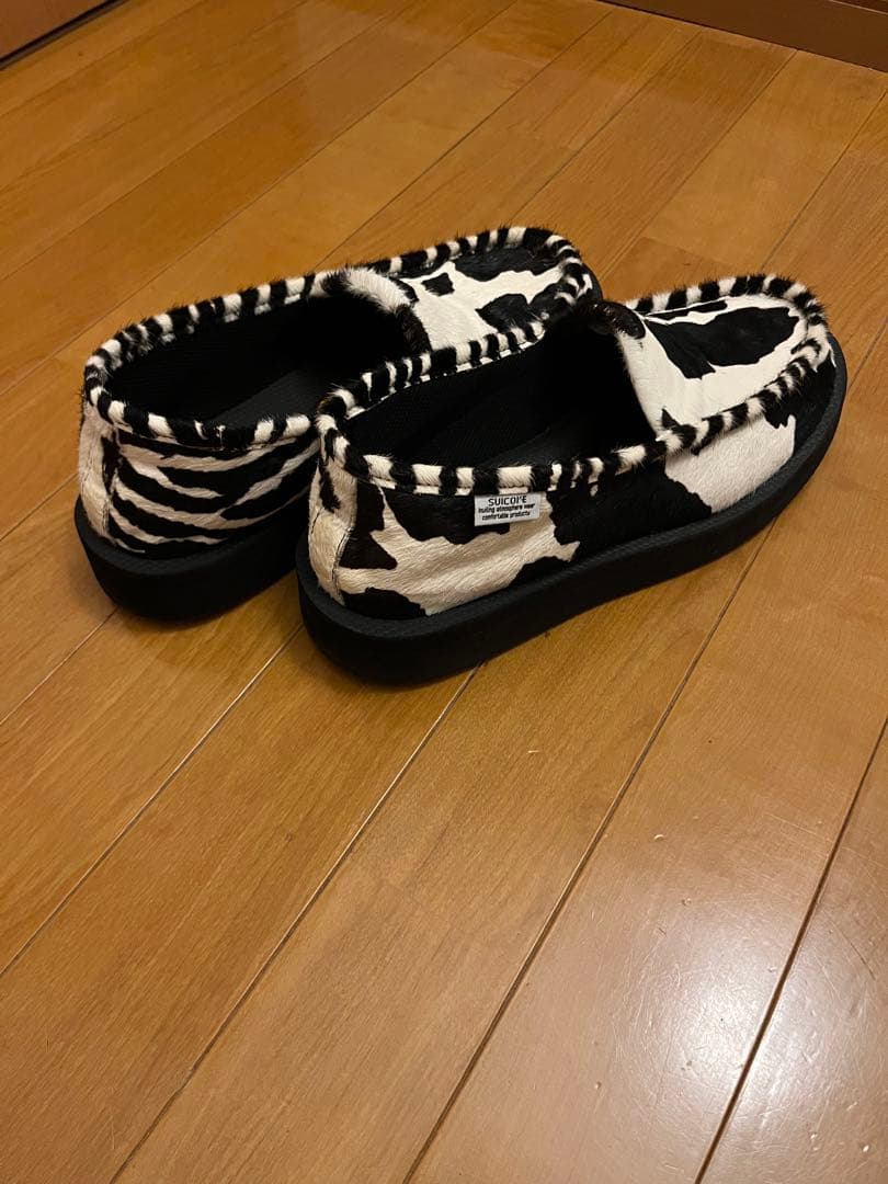 スイコック ローファー カウ 牛柄 ハラコ - メルカリ