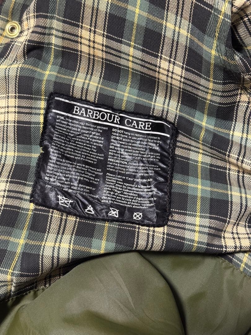 80s Barbour Burghrey オイルドジャケット 42 - メルカリ