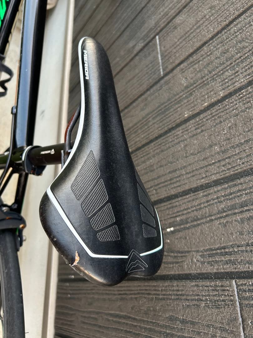 メリダ ロードバイク ブラック/グリーン - メルカリ