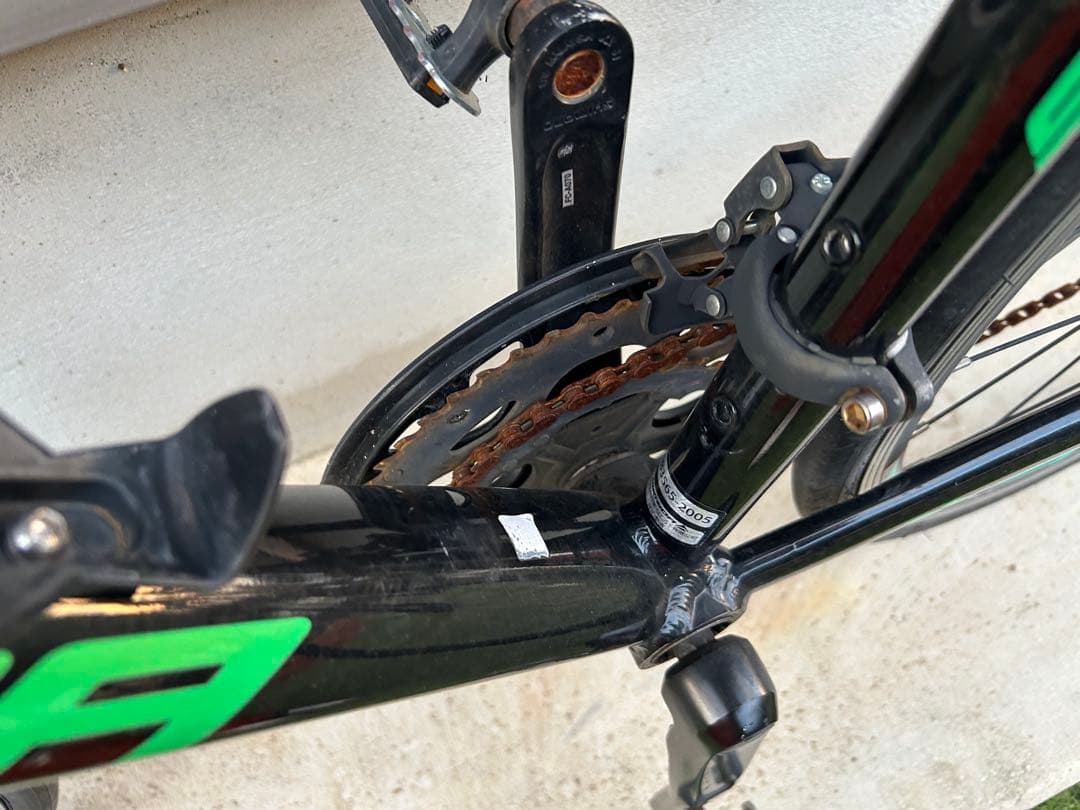 メリダ ロードバイク ブラック/グリーン - メルカリ