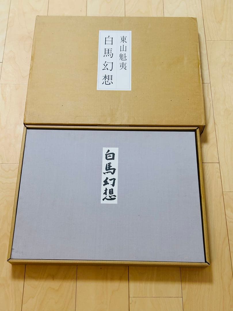 東山魁夷　白馬幻想　限定版　日本経済新聞社