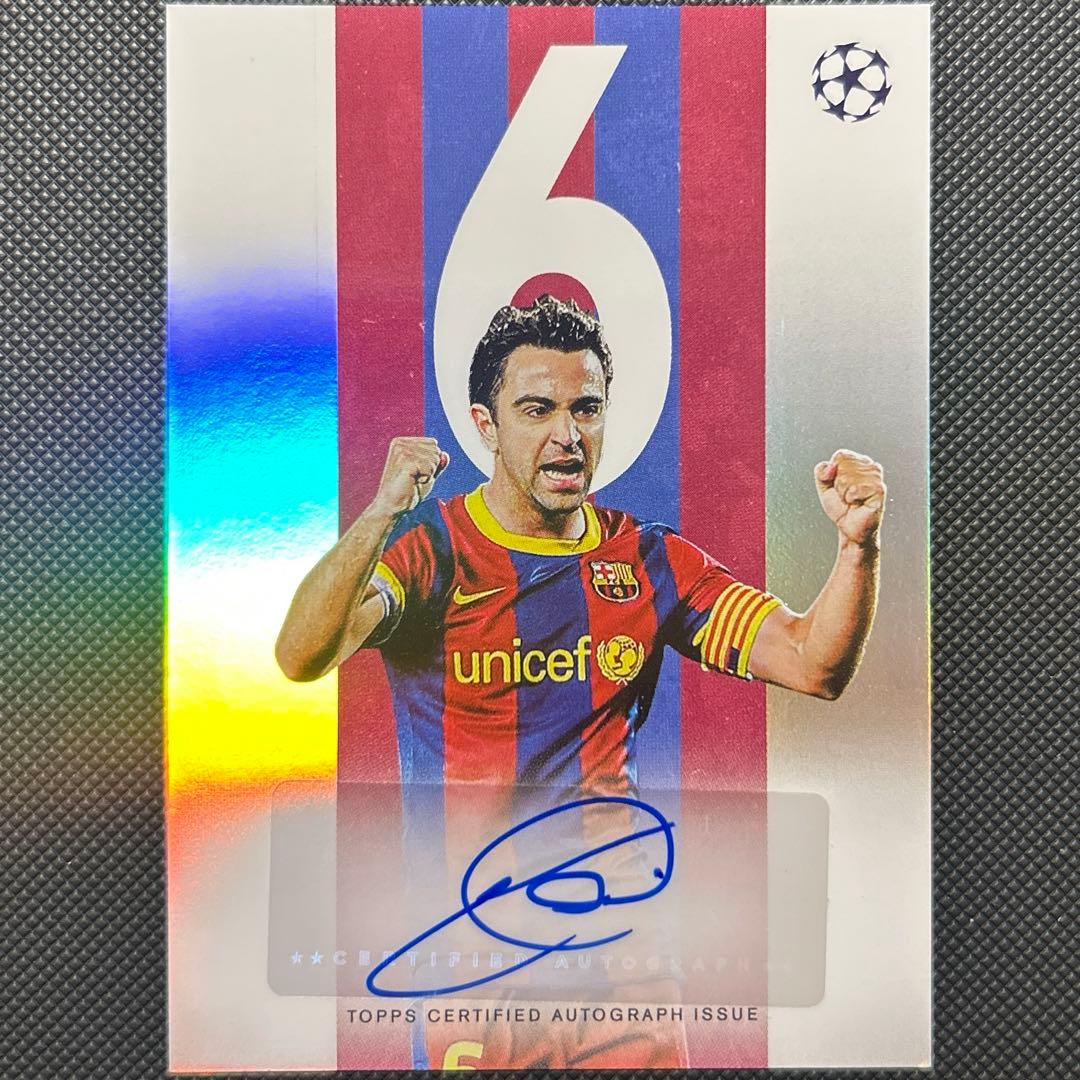 直筆サイン！人気インサート！シャビ・エルナンデス バルセロナ TOPPS