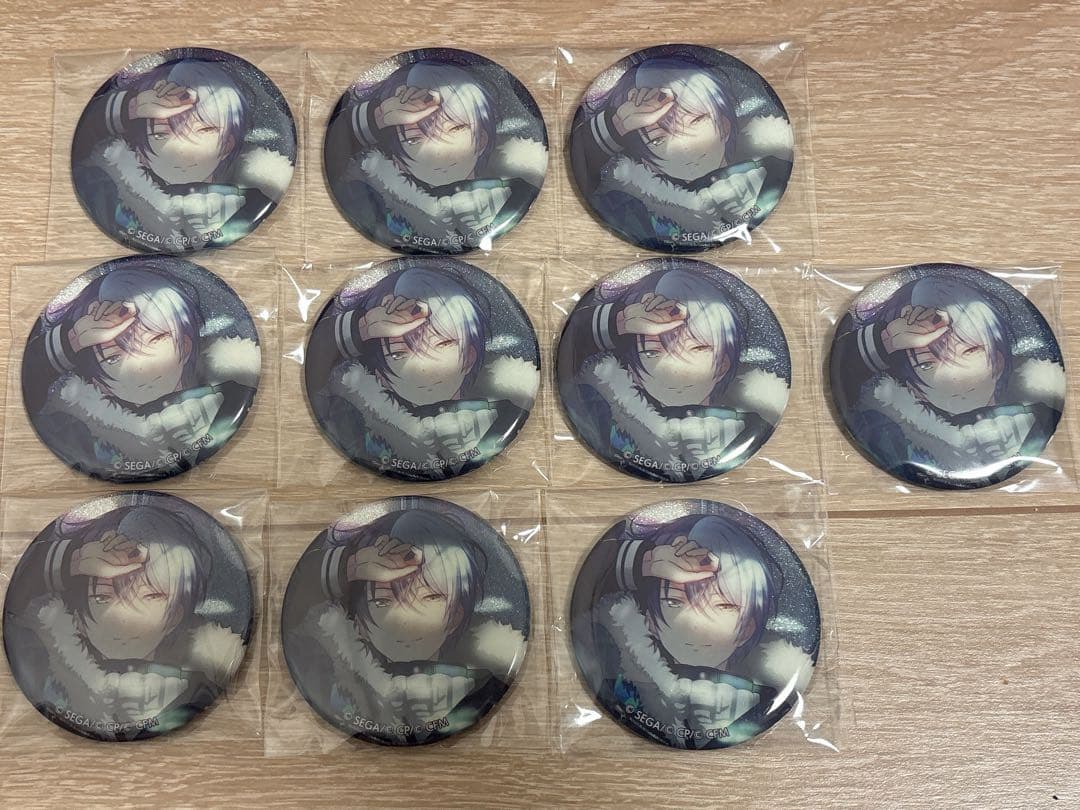 プロセカ　青柳冬弥　14c グリッター缶バッジ