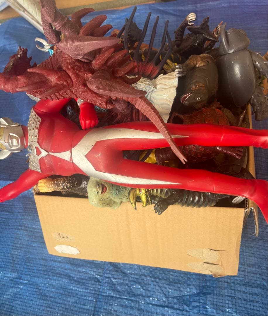 ウルトラマン ゴジラ ソフビ ミニソフビ 大量 ジャンク品 まとめ売り