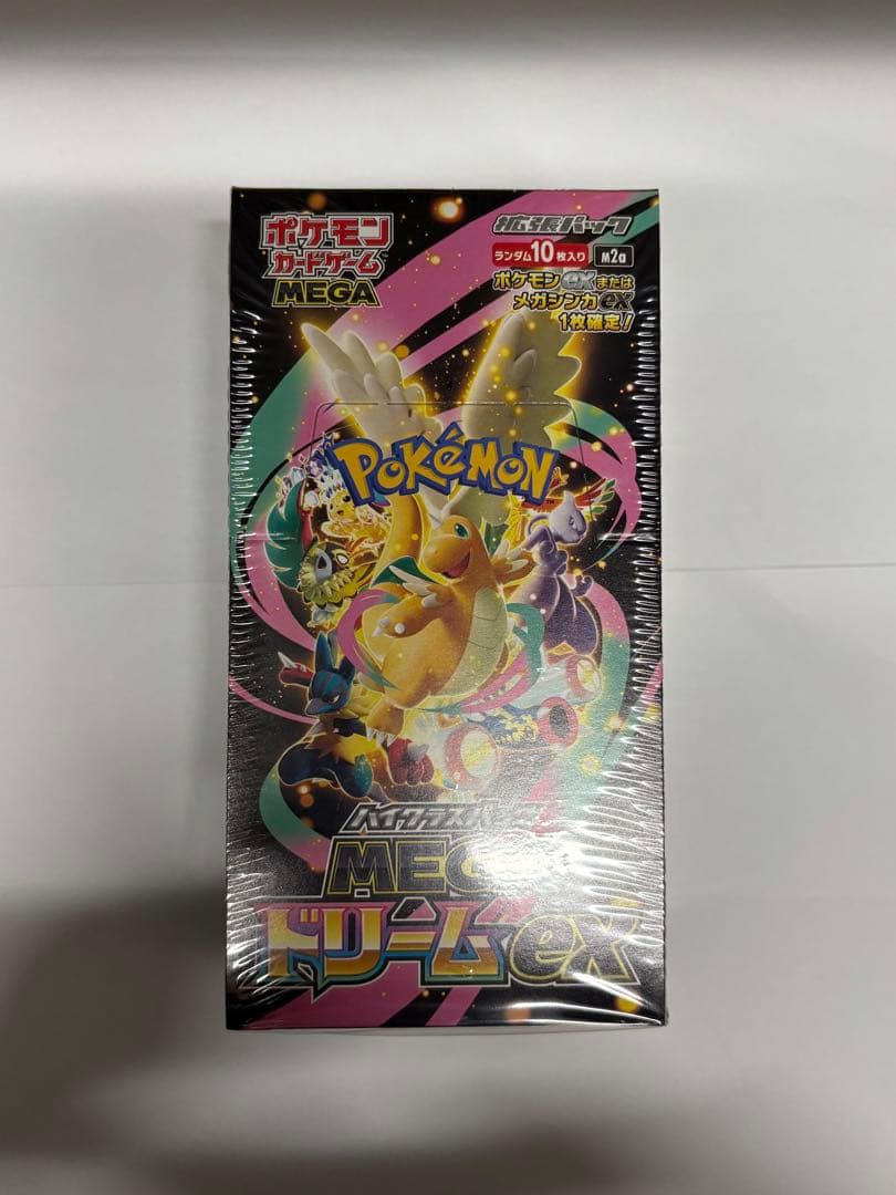 ポケモンカードMEGAドリームex BOX（シュリンク付き） 楽天市場】【Box未開封・シュリンク付き】 ポケモンカードゲーム MEGA