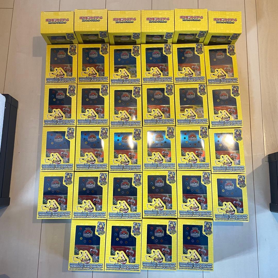 2023 横浜記念デッキ☆ピカチュウ プロモなし 34個 ポケモンワールドチャンピオンシップス2023横浜 記念デッキ ピカチュウ