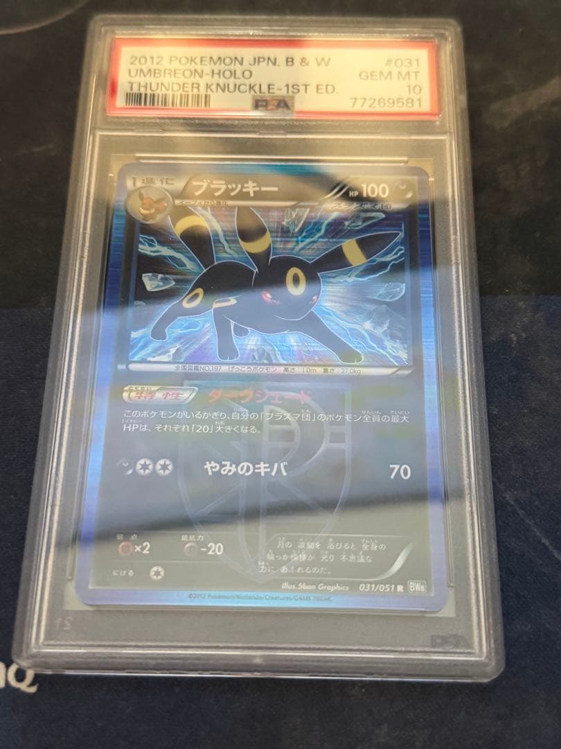 ブラッキー BW8 031 R プラズマ団 ダークシェードPSA10 ブイズ