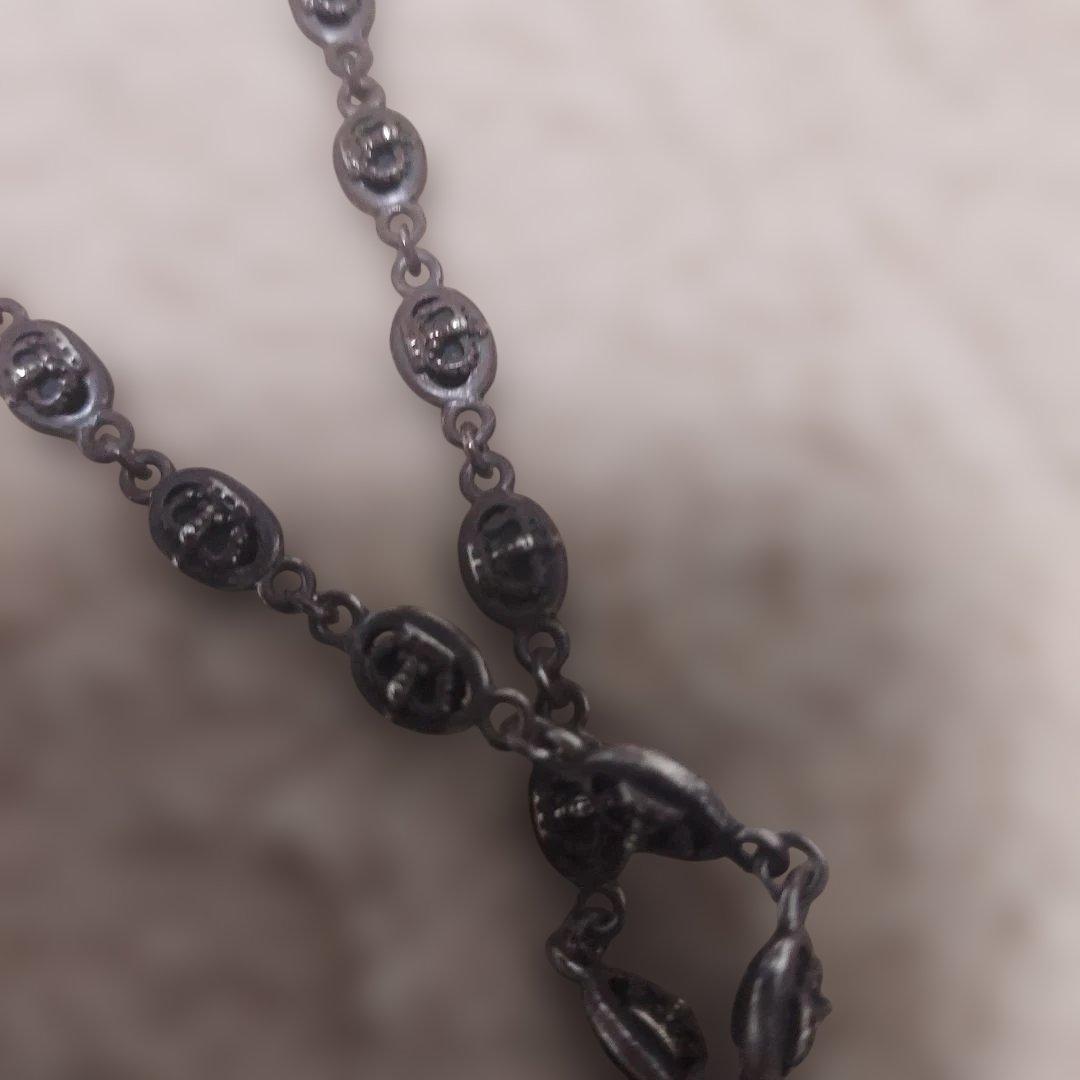 ジャスティンデービスシルバー十字架ネックレス ケース付き トップ+