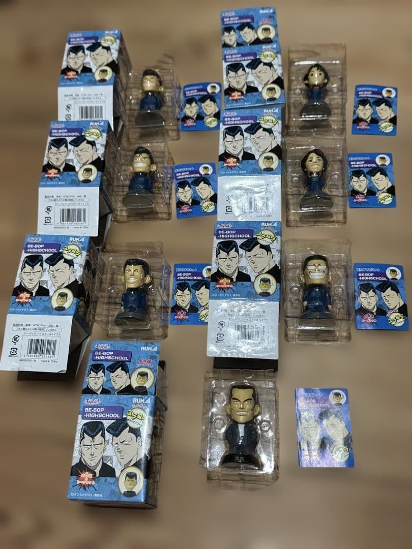 ビーバップハイスクール　鬼島　フルコンプ　未使用　　外箱開封　ブリスター未開封