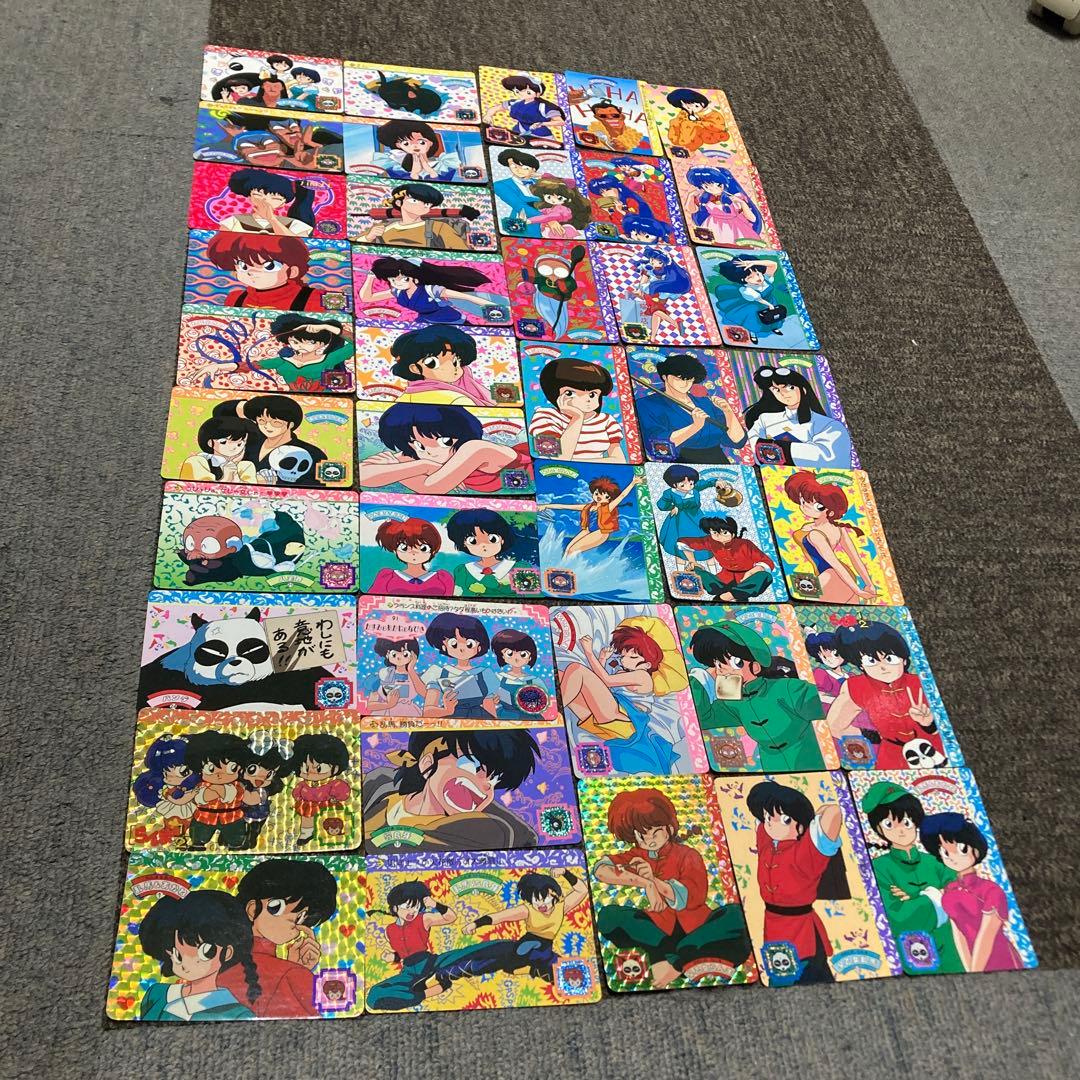 カードダス らんま1/2 乱馬 良牙 天童あかね CARDDASS 1991 No.43 らんま1/2 カードダス 当時もの 乱馬 シャンプー あかね キラ