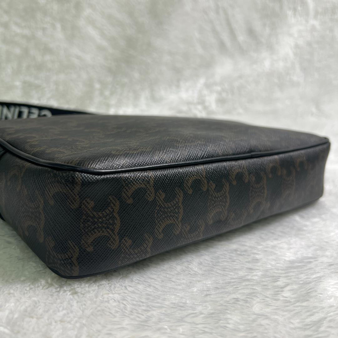 《美品》セリーヌ トリオンフ ミディアム メッセンジャーバッグ