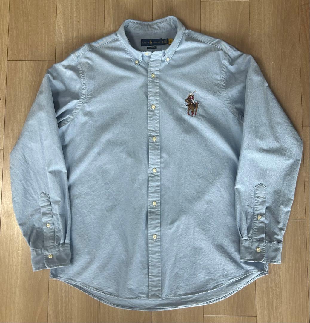 【美品】RALPH LAUREN Polo Bear Oxford Shirt