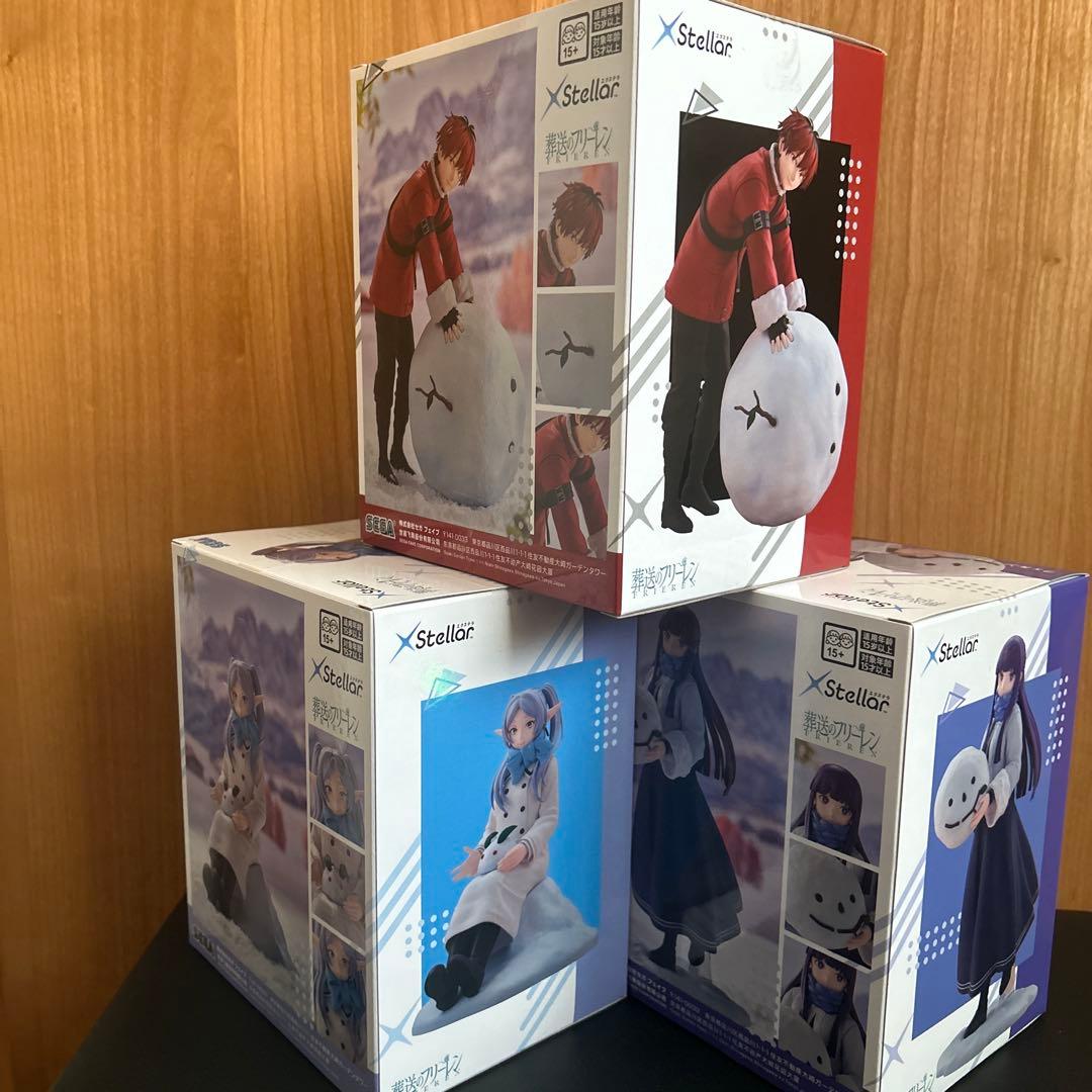 葬送のフリーレン XStellar 雪遊び フィギュア 全3種セット - メルカリ