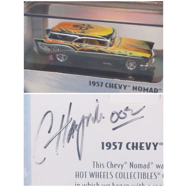100% ホットウィール 1957 CHEVY NOMAD サイン入り Yahoo!オークション -「57 nomad」の落札相場・落札価格