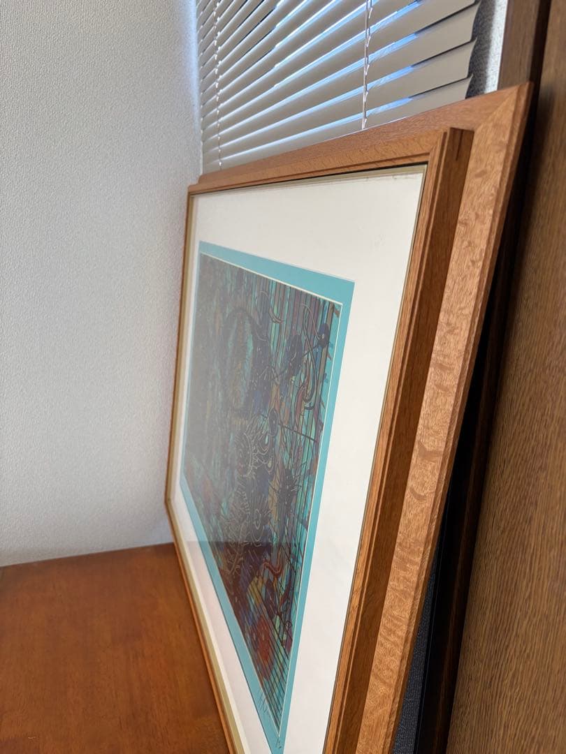 額装 版画「LE MERCENAIRE（戦士）」サイン有 No.50/175