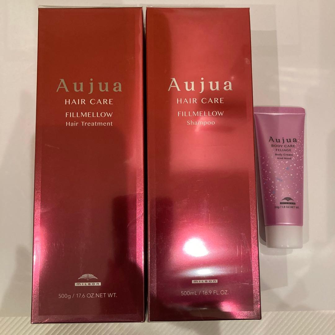 【未開封】Aujuaフィルメロウ シャンプー・トリートメントセット500×2