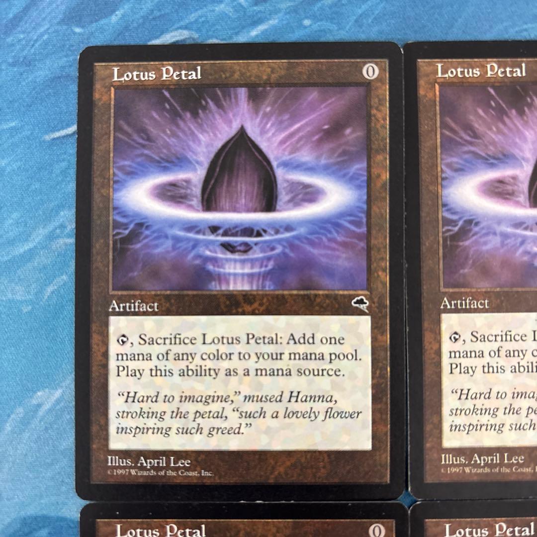 MTG 3枚 水蓮の花びら Lotus Petal 水蓮の花びら 4枚セット mtg 日本語1 英語3 S115218010