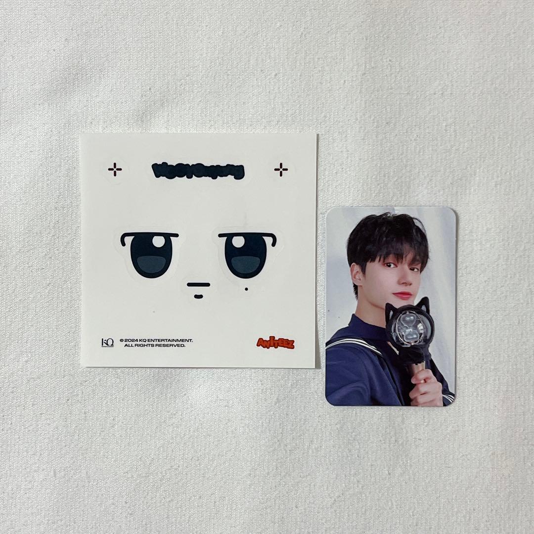 ATEEZ ANITEEZ ウヨン ペンライトカバー トレカ シール - メルカリ
