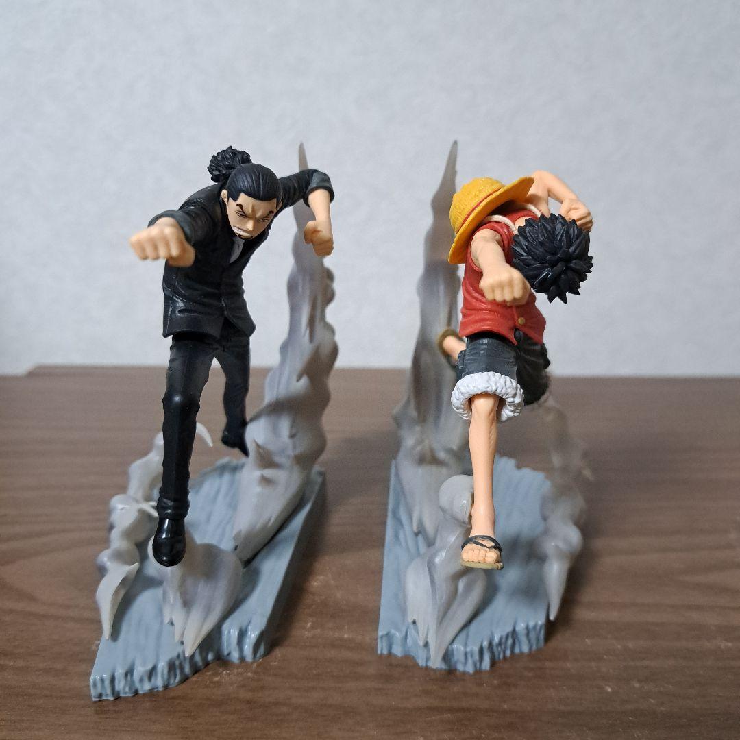 ワンピース 戦光絶景 ロブ・ルッチ モンキー・D・ルフィ フィギュア